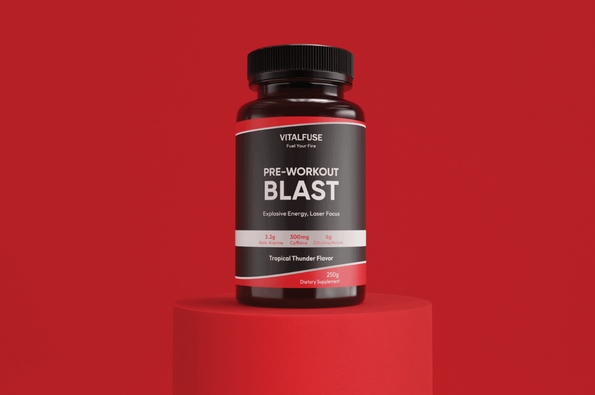 Modern Packaging Design and Label Design for VITALFUSE packagingmockup ui