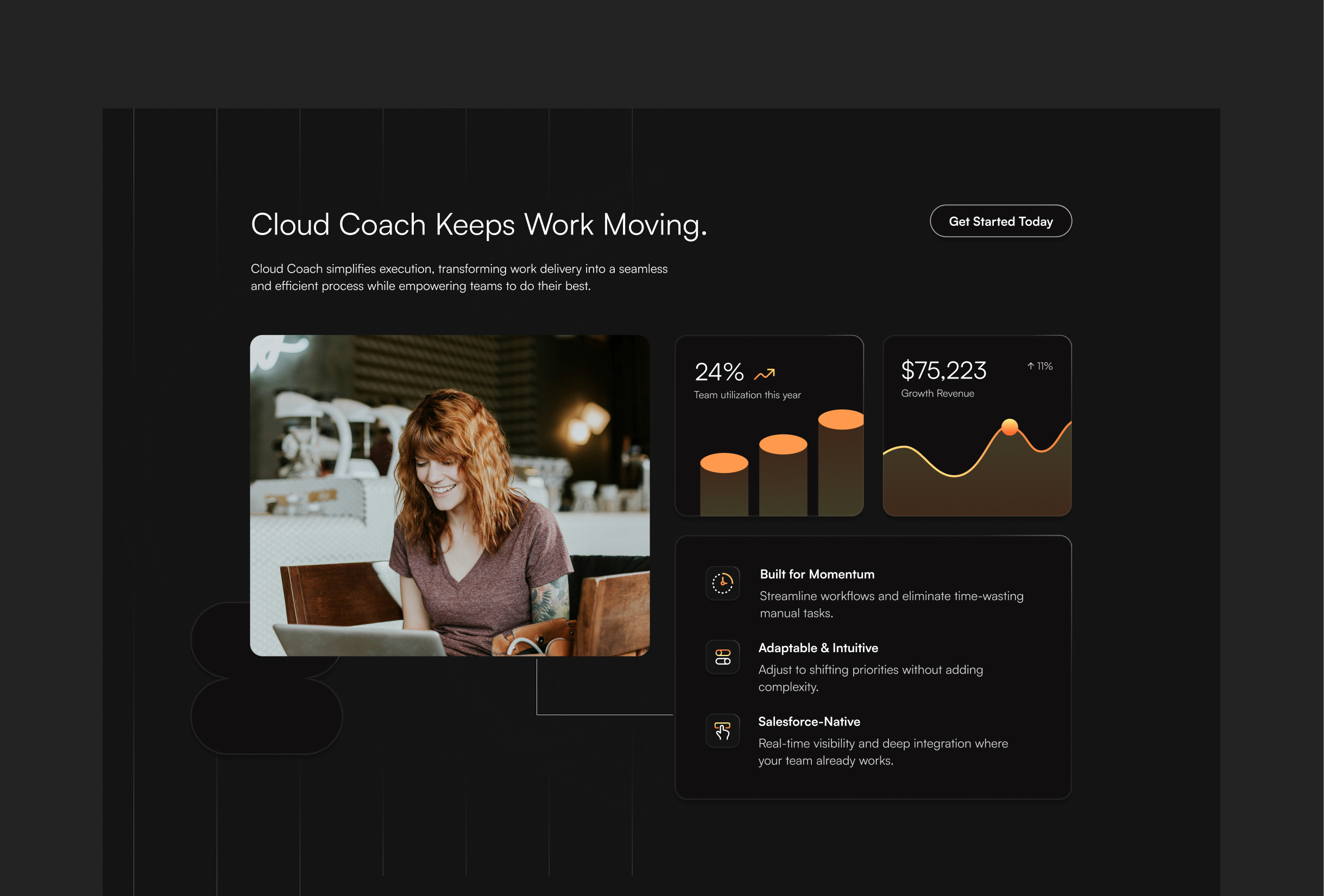 Website exploration design system landing page uxui visual design web design