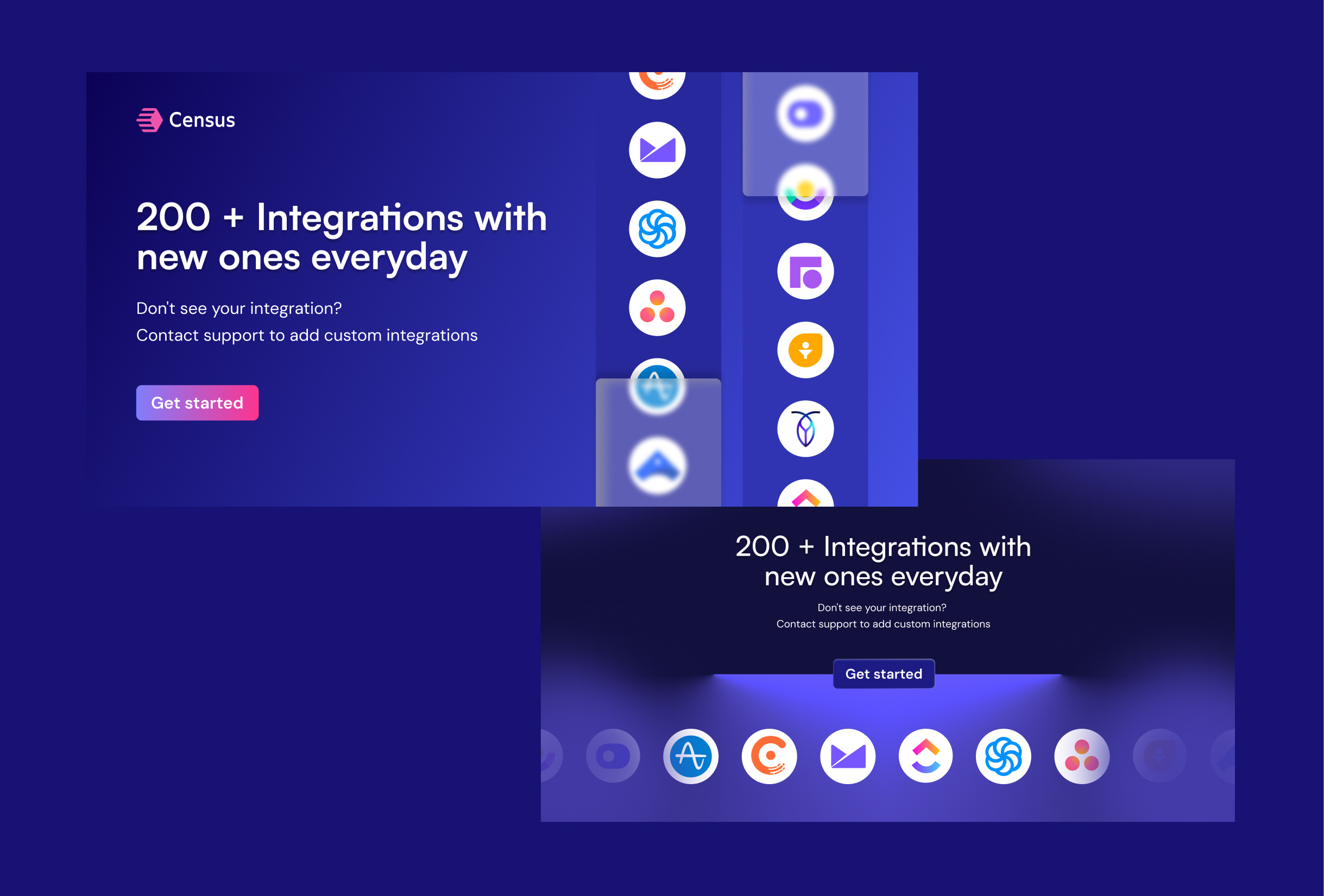 Census ads branding design visual design