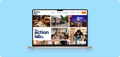 Case Study: Non-Profit Website Redesign action animation blue branding case study lively non profit nonprofit organization progressive redesign responsive ui ux web web design webflow website white