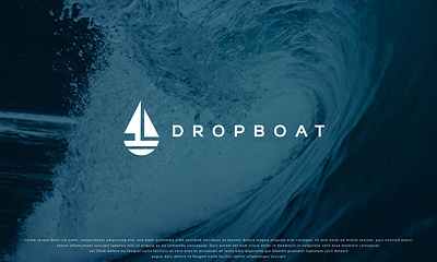Modern Minimalist Logo Design – DROPBOAT adventurebranding boatingbrand boatlogo brandidentity branding creativelogo dropboat flatdesign illustration logoexcellent luxurybranding marinelogo minimalistlogo modernlogodesign nauticallogo oceanlogo sailinglogo startupbranding travelbranding typography