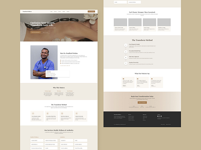 Landing Page Redesign For Bradford Perkins MD bradford bradford perkins elegant landing page minimal modern redesign uiux website website redesign