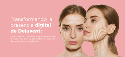 Dejuvent: Redefiniendo Belleza y Tecnología branding graphic design ui