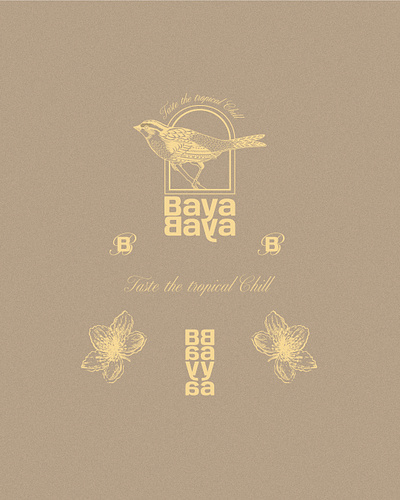 Acai Concept Brand açai bird brand branding flower graphic design illustration logo logo suite logotype tropic ui ux vector