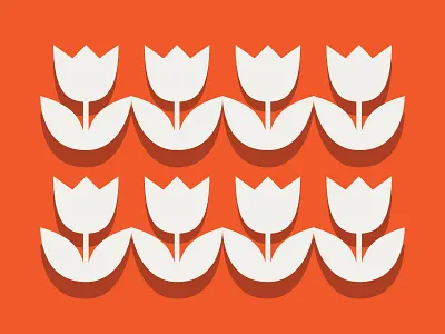 Paper Flowers cutout digital flowers garden illustration nature paper vector