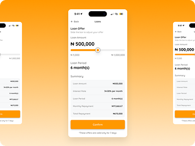Loan Application Offer Screen for Finance App bank app design figma finance finance app design finance app ui loan app design loan app ui mobile app design mobile app ui mobile banking app design mobile banking app ui