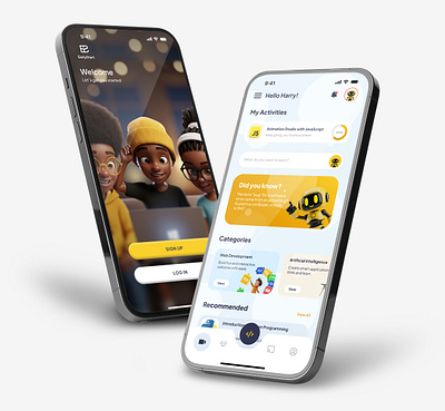 Kids Education App - EarlyStart app design children app educational kids landing page learning app mobile app product design ui uiux web design