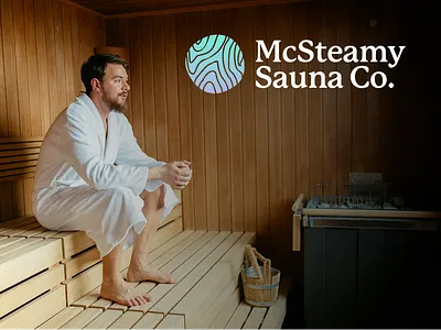 Sauna Web Design Pitch Deck Cover branding design graphic design landing logo logo inspiration sauna logo sauna website ui web design webdesign website website design website inspiration websitedesign websiteinspo