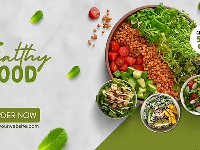 Food branding poster