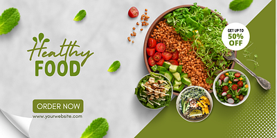 Food branding poster
