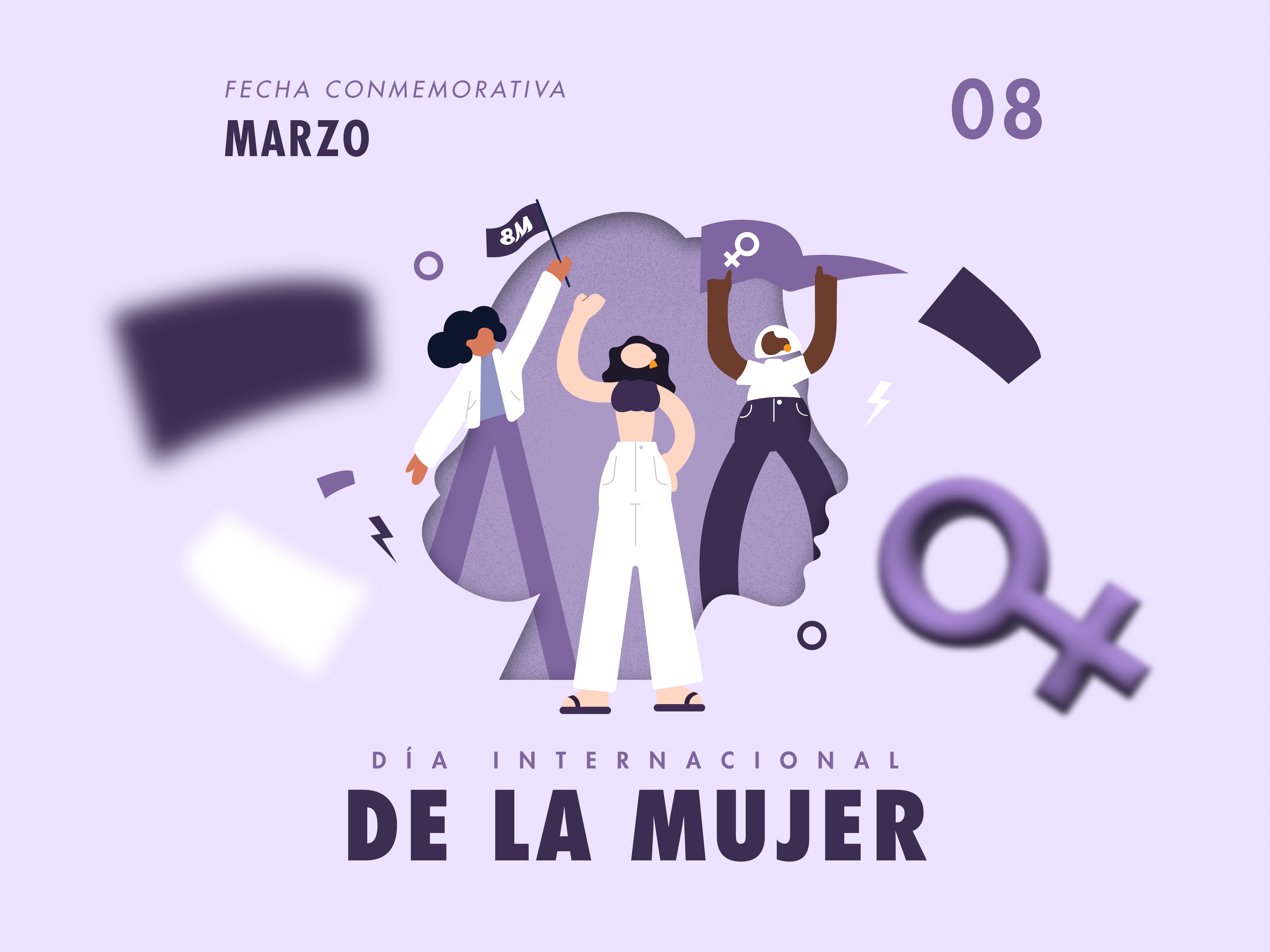 8M ™ design illustration typography