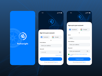 Parking Spot Reservation Mobile App app app design booking car app find parking interface ios location map mobile mobile app design modern parking space route saas search parking ui ux vehicle tracking