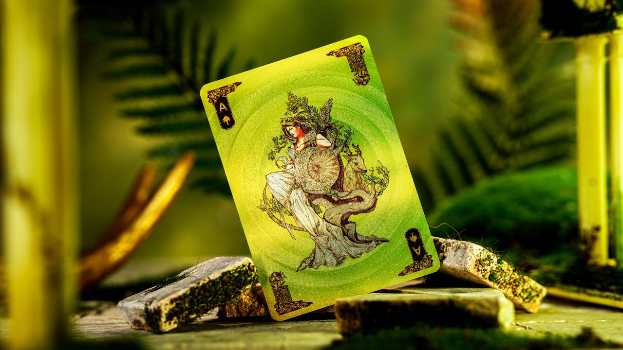 Artemis Playing Cards - Moon Holo Effect art artwork design drawing game cards graphic design illustration painting picture playing cards printing visual