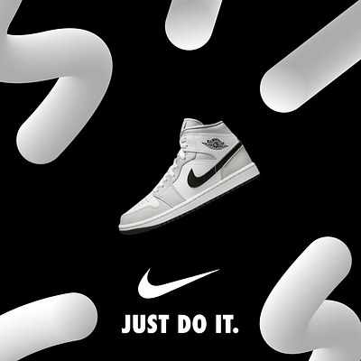 Air Jordan Merchandise Poster 3d branding graphic design