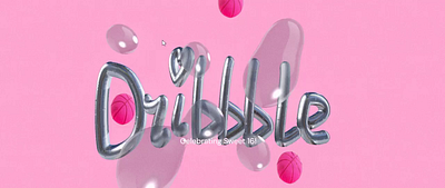 Celebrating Dribbble's Sweet 16! 🎉 3d animation branding celebratingdribbble16 design dribbble dribbblesweet16 graphic design illustration motion graphics spline