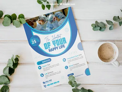 Medical flyer design animation branding creative design custom design flyer graphic design minimal minimalist flyer poster simple design
