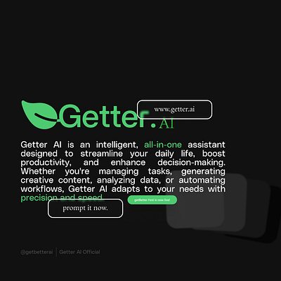 Getter.ai Poster Ads Design graphic design