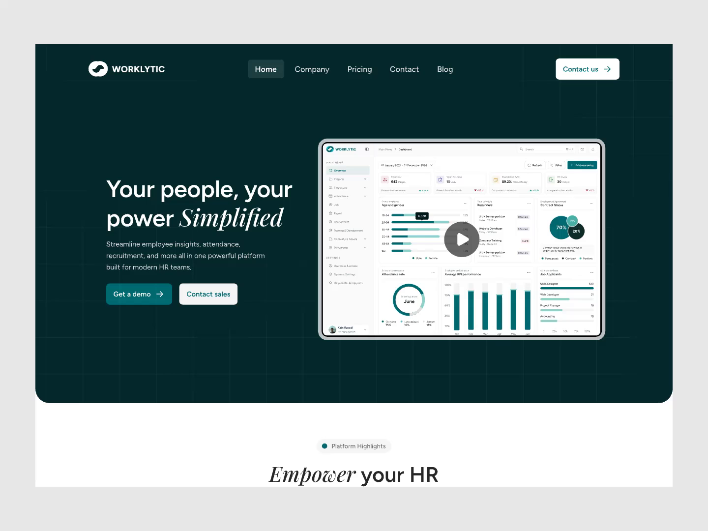 Example of Website Design