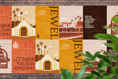 Poster Series branding california design digital illustration graphic design illustration lettering logo mission typography vector vector illustration