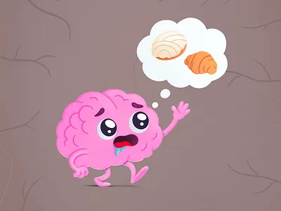 El que hambre tiene, en pan piensa cartoonstyle character design cultural art food illustration freelance artist funnyart latinxart mexican illustrator mexicanculture openforwork proverbillustration visualstorytelling