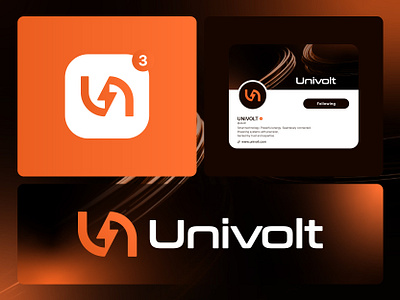 Univolt – Letter U, N & Power & Tech Lettermark Logo branding electronics energy logo futuristic lettermark logo logo logo design logo designer n logo nergy management next gen power power tech renewable energy saas smart devices tech logo thunder u logo volt