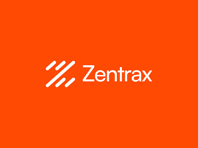 Zentrax Logo Design agency branding business clean logo concept design designer idea line logo logo logotype minimal minimalist modern saas simple logo startup tech technology zentrax