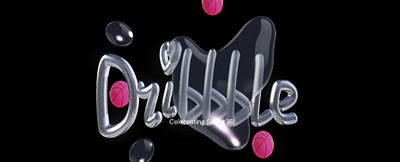 Dribbble's Sweet 16! 3d balloons branding design dribbble dribbblesweet16 graphic design illustration logo spline