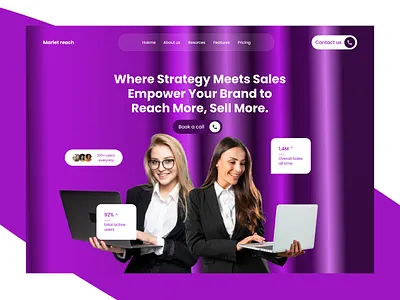 Landing page designer fintech graphic design home homepage landing page ui web design website