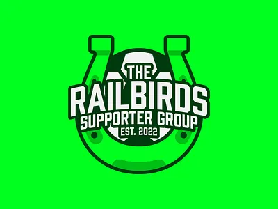 Lexington Railbirds branding design horseshoe logo soccer
