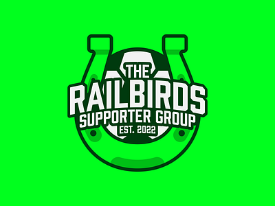 Lexington Railbirds branding design horseshoe logo soccer