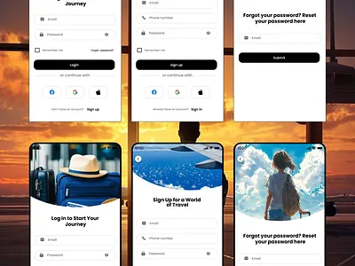 create account app design create account graphic design ui
