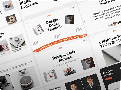 Glirix - Digital agency Website agency agency digital design digital agency website glirix landing page service ui ux web design webpage website works