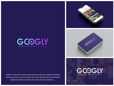 Creative Media\Studio Logo Concept ai animation brand style branding creative agency creative studio digital digital branding graphic design logo logo design media logo minimal modern motion design motion graphics studio logo typography visual identity wordmark