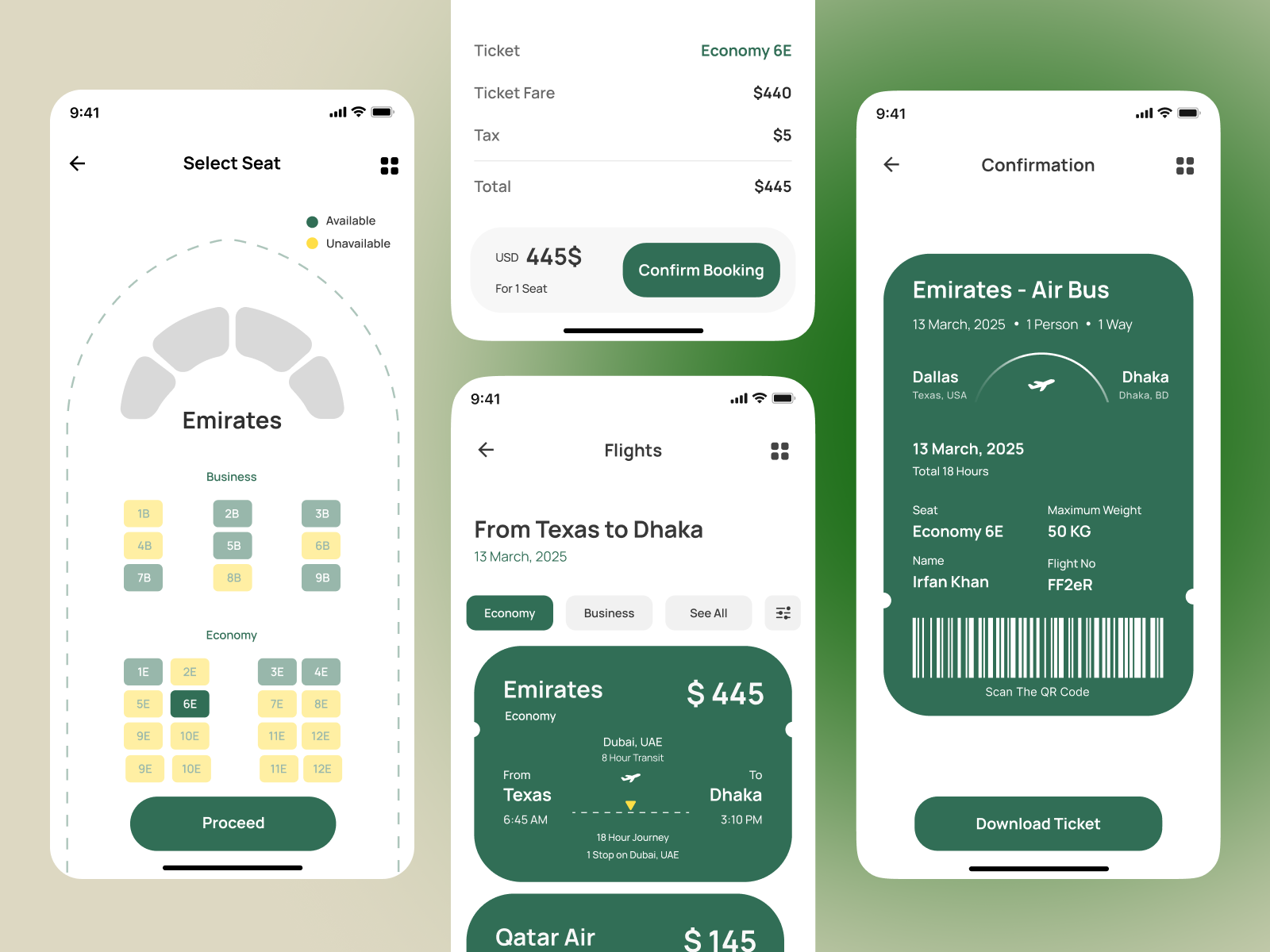 Travel & Booking Mobile App - Flight Booking UI airlineapp appconcept appflow appui bookingapp bookingflow flightapp flightbooking flightbookingui flightticket mobileappdesign mobiledesign productdesign seatselection ticketbooking travelapp travelexperience travelux uiux uxdesign