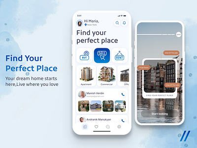 Real Estate Mobile iOS App Design android app app design concept app design template app interface dashboard dashboard design design ios mobile mobile app mobile app design mobile ui modern design online product design real estate real estate app ui ux