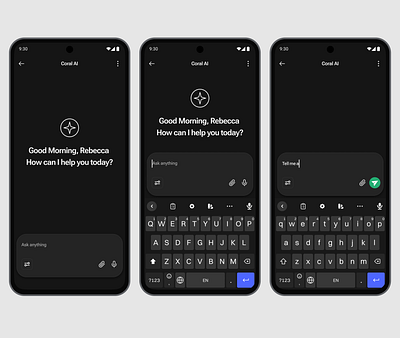 UI Design for an AI model ai animation app saas ui ui design ux