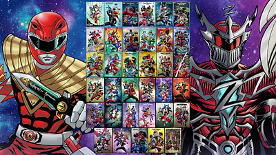 Ultimate Power Rangers Piece art artist arts artwork character illustration characters comic artist comic book comic style concept design drawing graphic novel hero ideas illustration poster art super hero tokusatsu wallpaper