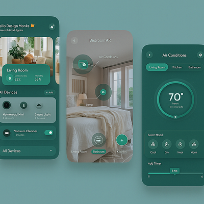 smart home branding graphic design ui