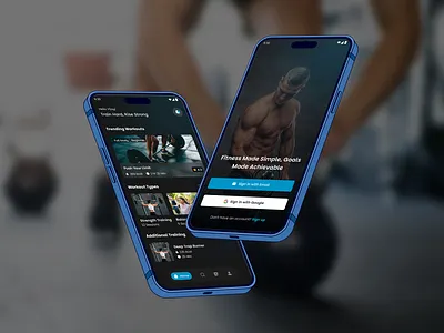 Fitness App appdesign designinspiration dribbble fitnessapp fitnessui mobiledesign uiux workoutapp