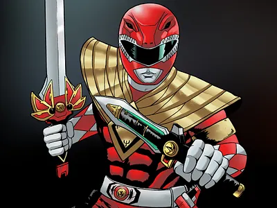 Jason & Lord Zedd - Power Rangers Universe artist artwork character illustration comic comic artist comic style concept design drawing editorial graphic novel hero ideas illustration poster art publishers wallpaper