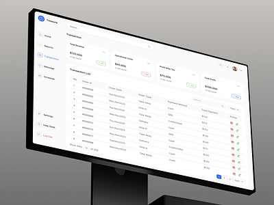 CRM Dashboard – Transaction Page analytics clean data table create invoice crm crm dashboard customer customer page customer relationship dashboard invoice invoice page invoice status marketing dashboard statistic table transaction transaction history transaction page ui ux