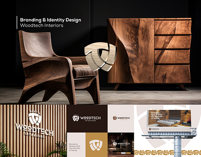 Woodtech Interiors – Branding & Identity Design furniture branding