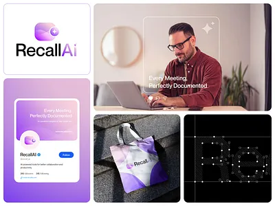 RecallAI - Meetings Made Meaningful ai aimemory aipowered airecap aitool apiintegration autotranscribe branding branding design cloudmeetingtools crmtools crossplatformsoftware filllodesign meetingtool notetaker slacktool smartmeetings uiux voicetotext website