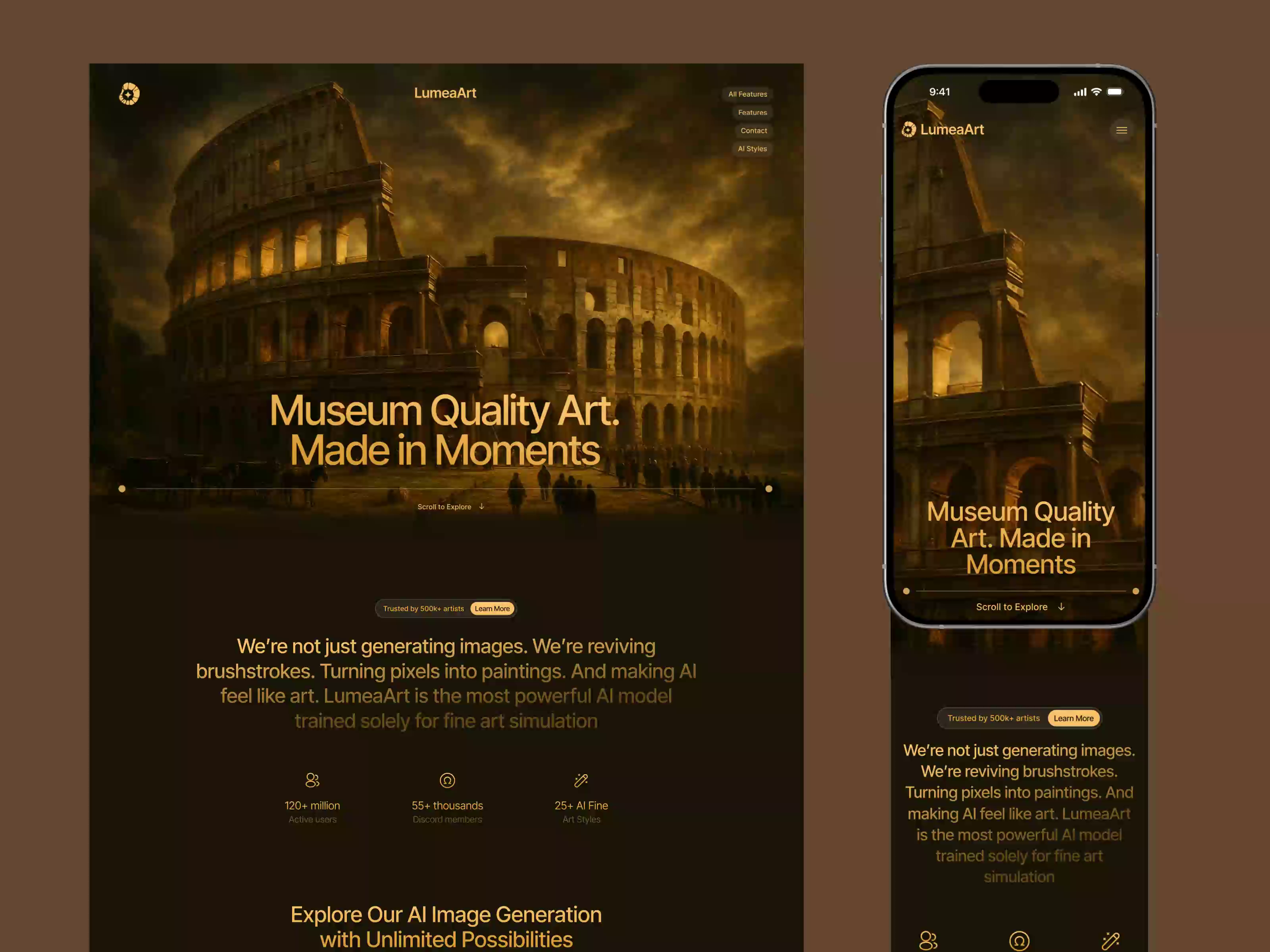 Example of Website Design + No Code Development