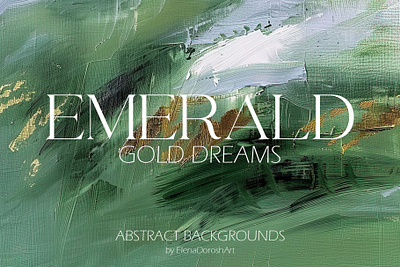 Emerald Gold Abstract Backgrounds 3d animation graphic design ui