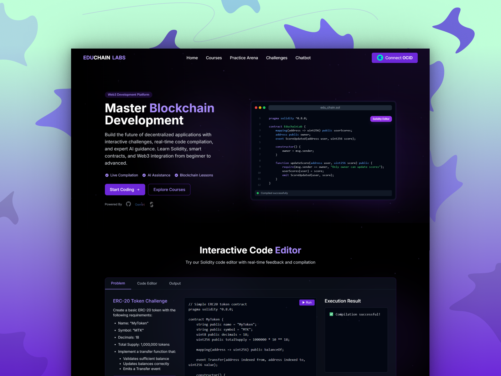 EDUCHAIN LABS blockchain education solidity
