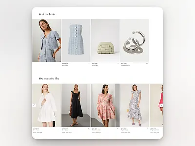 Fashion E-Commerce Website Design — Complete the Look & Similar animation app branding card clothes dailyui design ecommercedesign graphic design icon illustration logo management research stock typography ui ux uxdesign vector