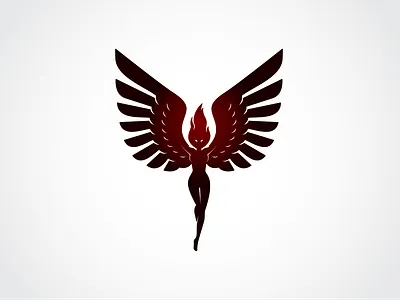 Dark Angel Logo branding design graphic design illustration logo vector