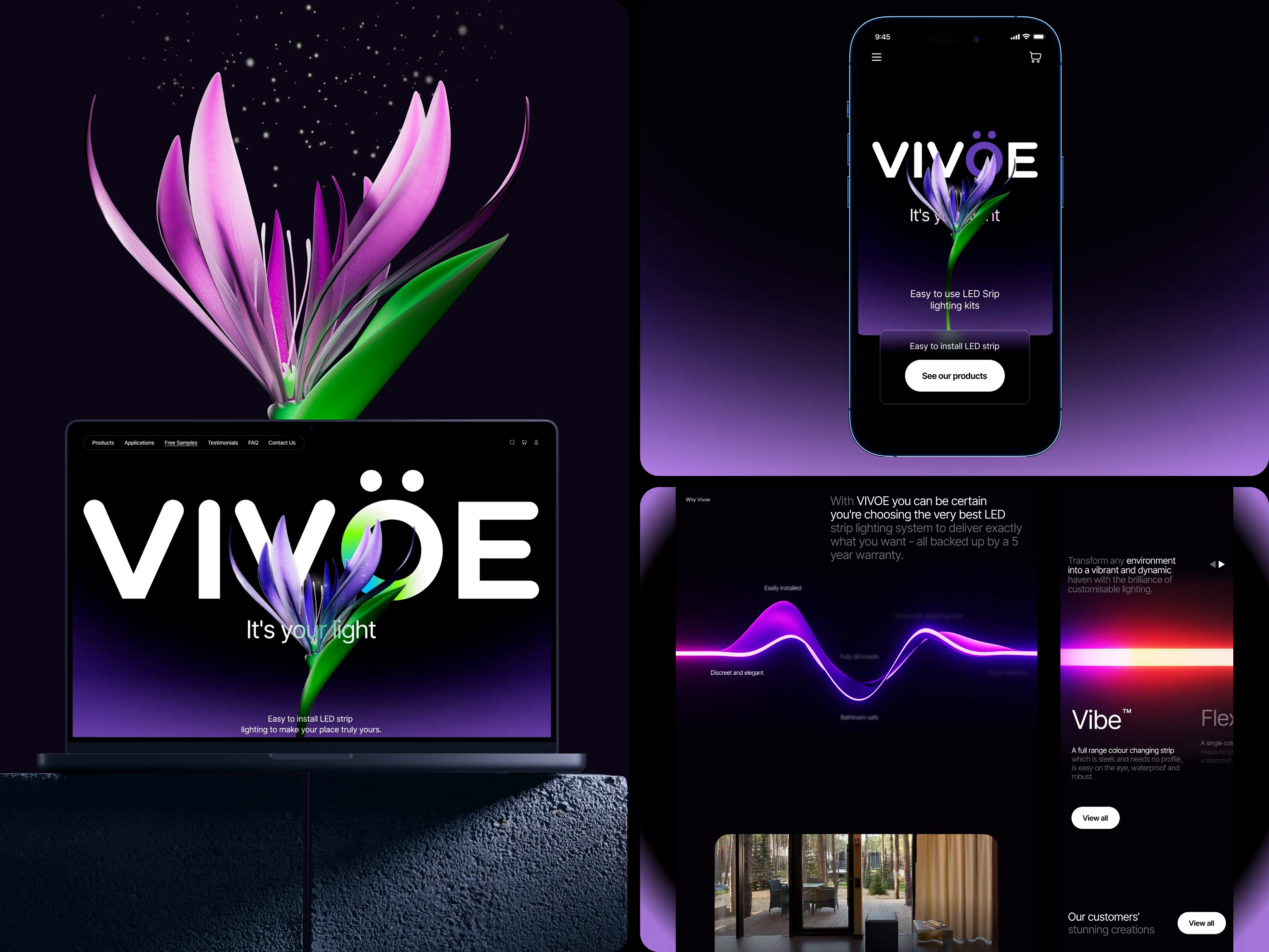 Example of Landing Page & Website Design