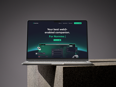 Normies Website crypto landing page off ramps on ramps web3 website